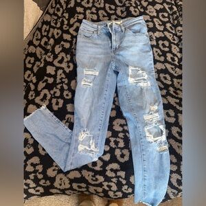 high rise skinny levi jeans